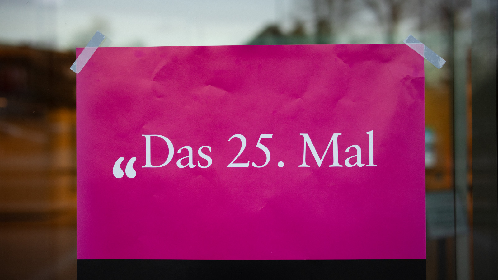 Das 25. Mal