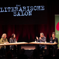 lit.COLOGNE 2025: 19.03.: Der literarische Salon - Dima Wannous: Was nun in Syrien? Mit Navid Kermani © Hieronymus Rönneper