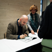 lit.COLOGNE 2025: 17.03.: Treue, Liebe, Begehren und Verrat – Roberto Saviano und Barbara Auer über die Frauen in der Mafia. Mod.: Karen Krüger ©Katja Tauber