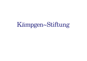 Kämpgen Stiftung